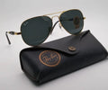 Genz Black & Gold Unique Sunglasses