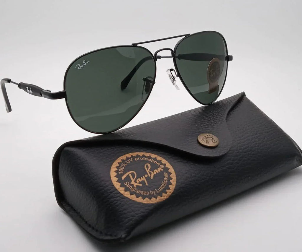 Fashionable Black & Black Sunglasses For Men
