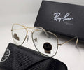 New Clear & Gold Men Sunglasses