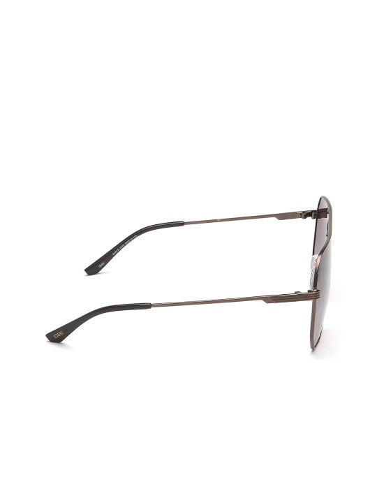 Brown Lens & Brown Square Sunglasses For Men